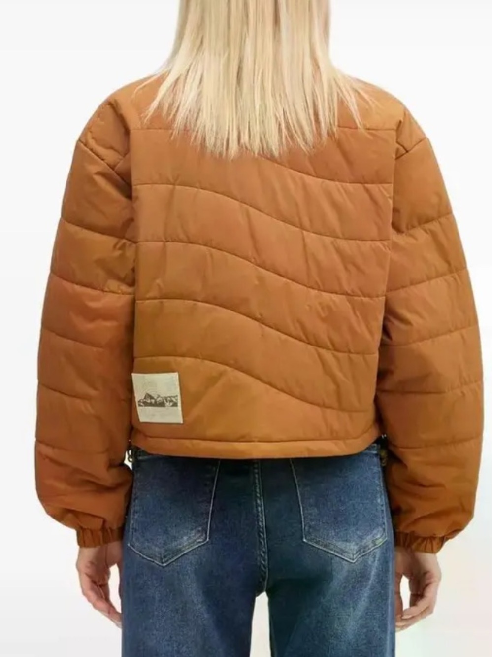 Columbia Women's small Wallowa Insulated quilted mountain print puffer Jacket - Picture 2 of 9